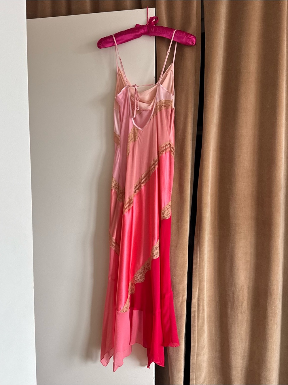 Rare Vintage Victoria’s Secret 100% Silk Bias Cut Maxi Dress - Picture 5 of 9